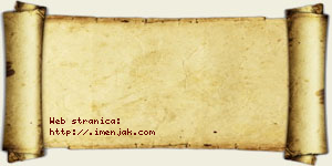 Danica Brzaković vizit kartica